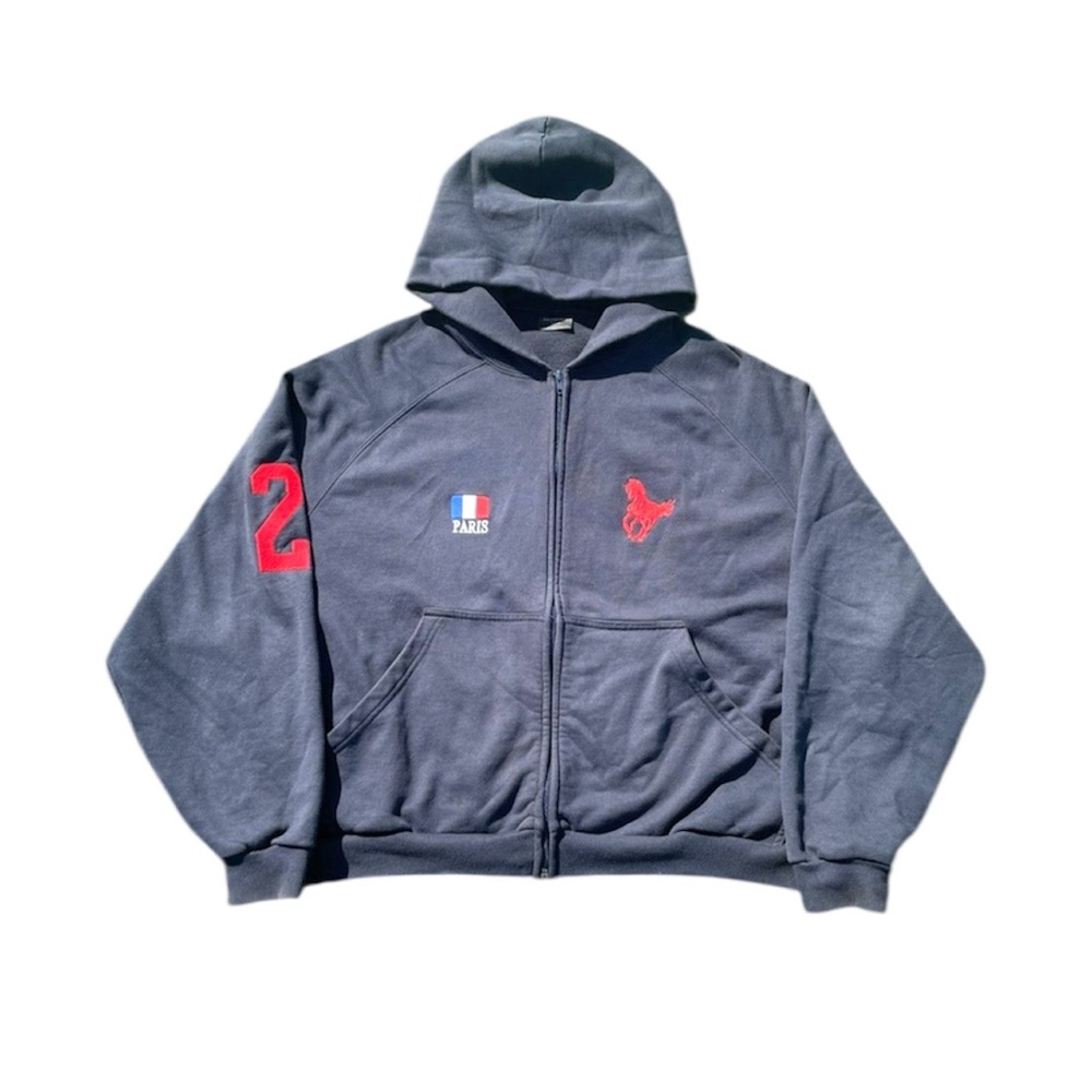 Balenciaga Polo Zip Up Hoodie